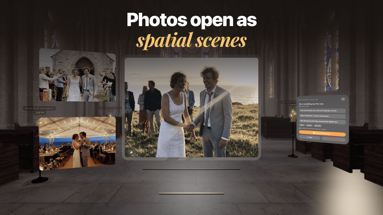 Span: Photos open as spatial scenes